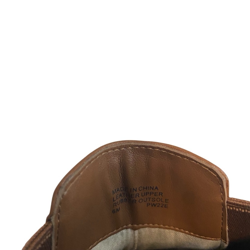 Michael Kors Brown Ridley Astor Stud Leather Chelsea Boot Size 6 - Picture 8 of 8